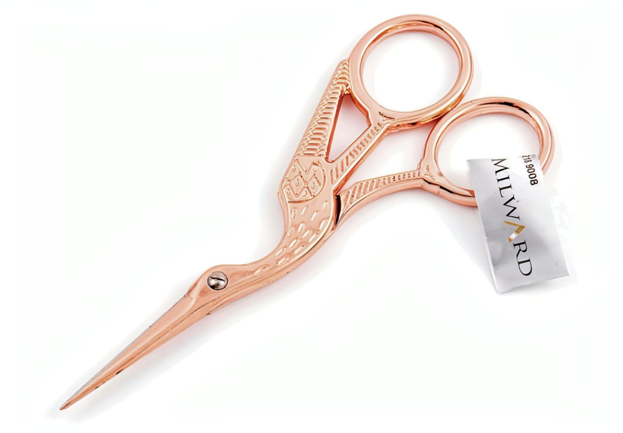 Rose Gold Stork Scissors 11.5cm / 4.5in Scissors