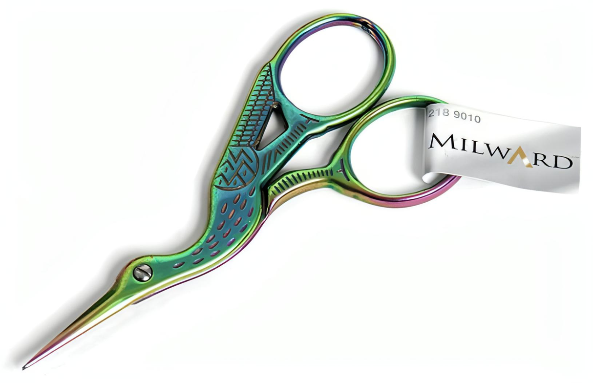 Rainbow Stork Scissors 9cm / 3.5in Scissors