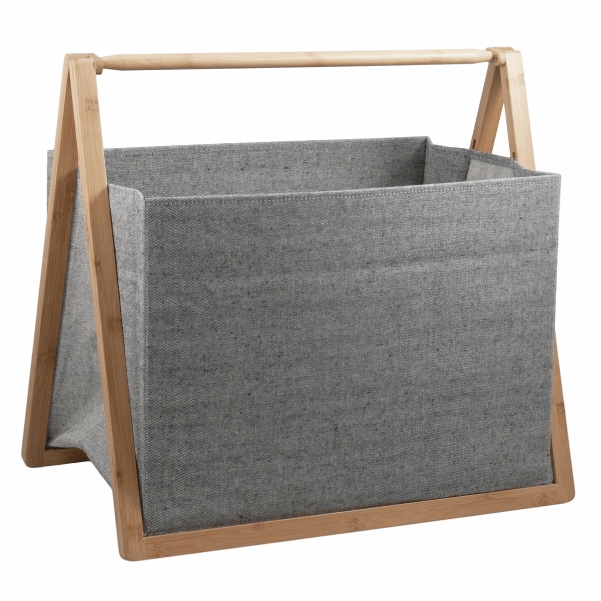 Folding Craft Storage Basket: Grey