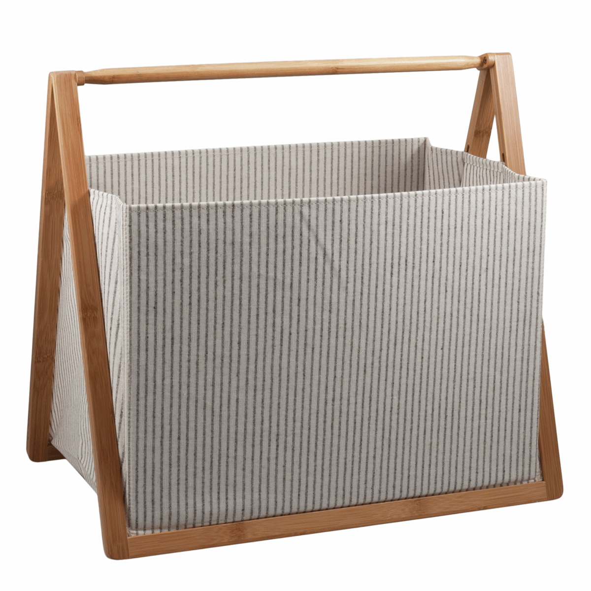 Folding Craft Storage Basket - White