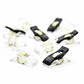Premium Quilters Wonder Clips - Black & Clear (Pack of 30) *Hemline Gold Edition*