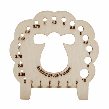 Knitting Pin Gauge - Sheep