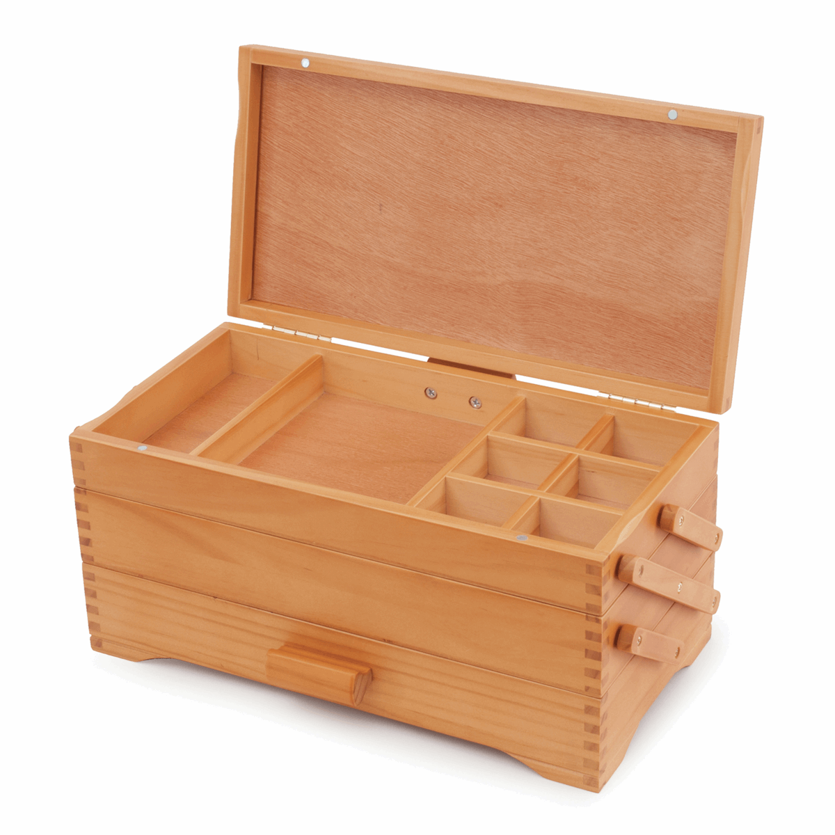 Craft Box - Cantilever Pine Wood