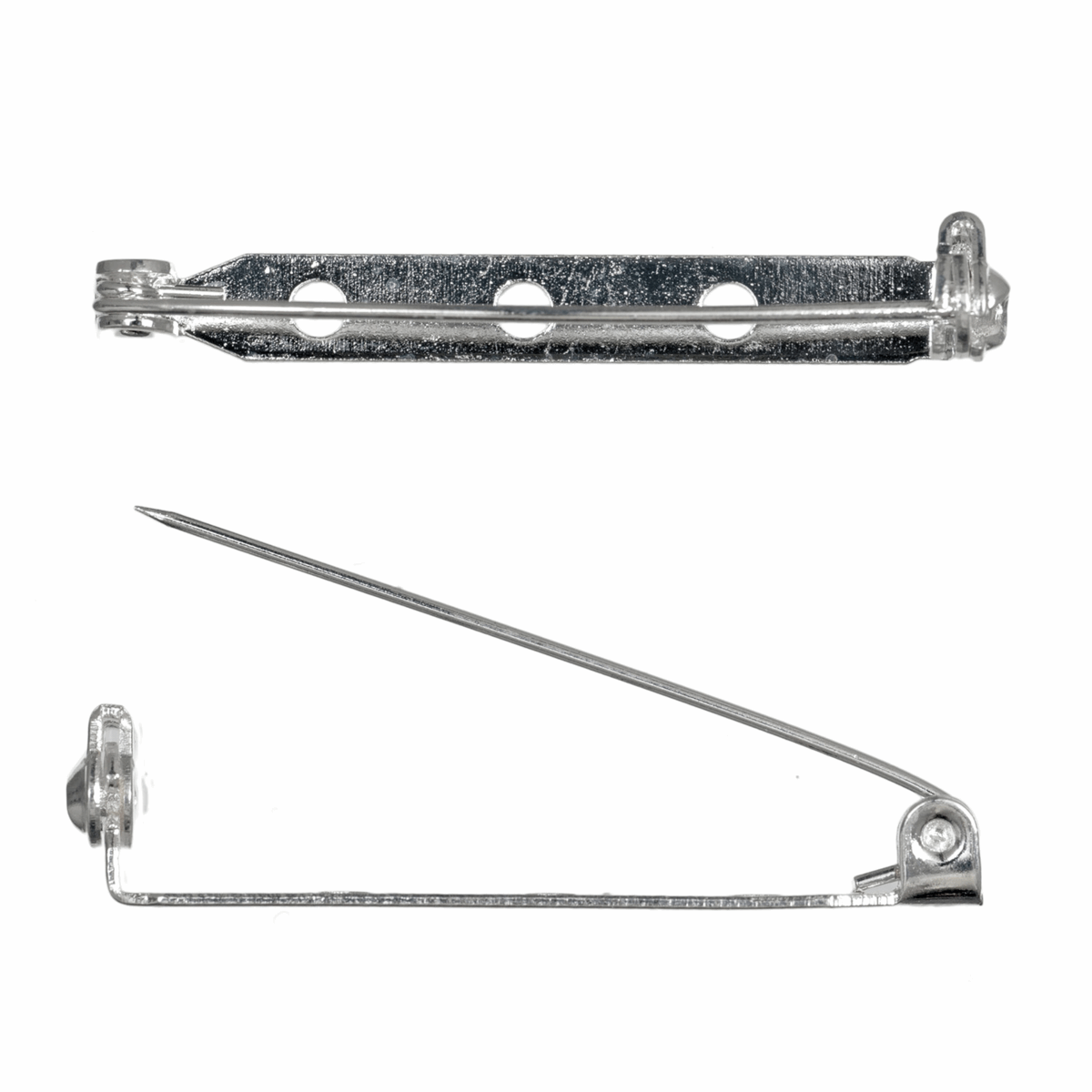 Trimits Silver Brooch Bar - 38mm (Pack of 2)