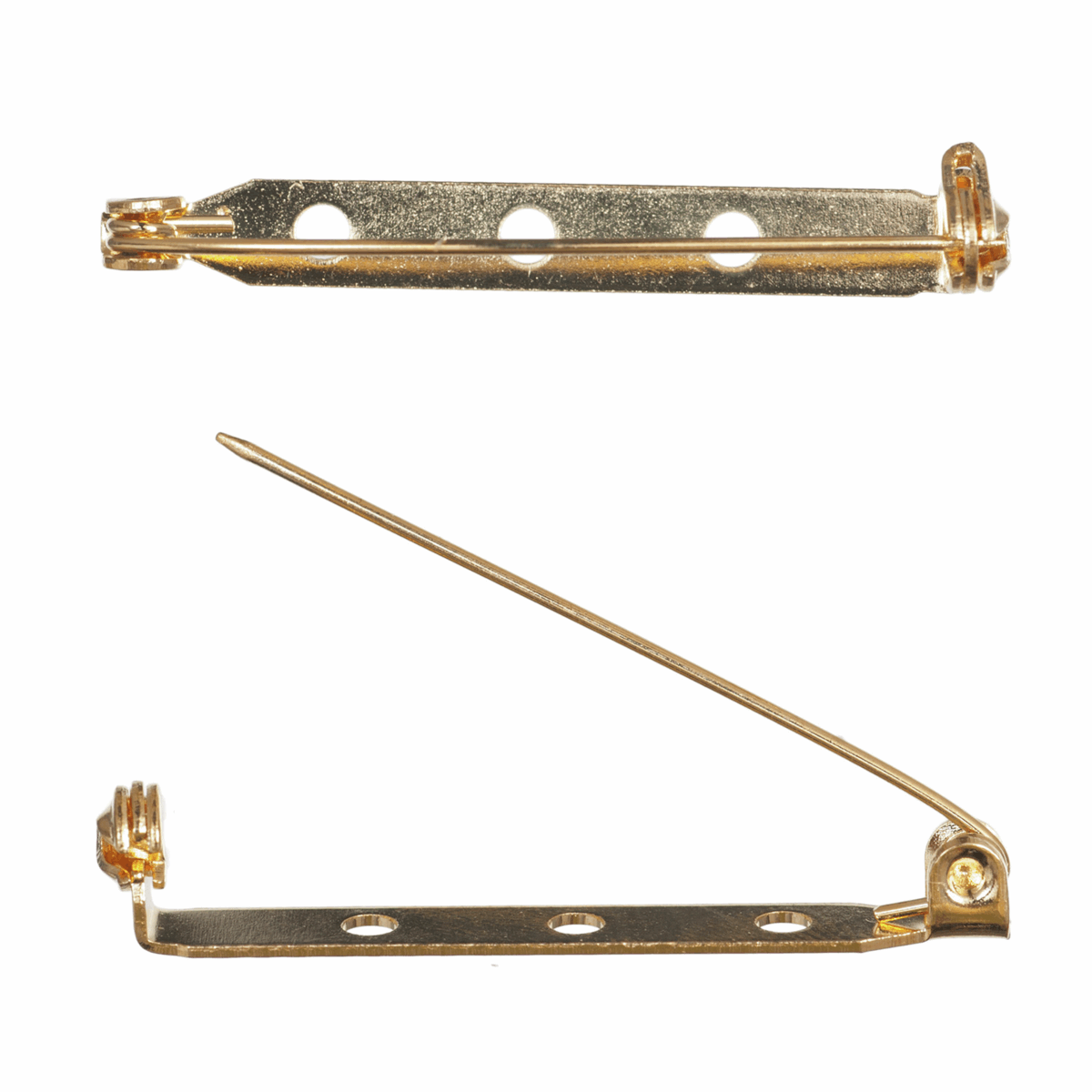 Trimits Gilt Brooch Bar - 38mm (Pack of 2)