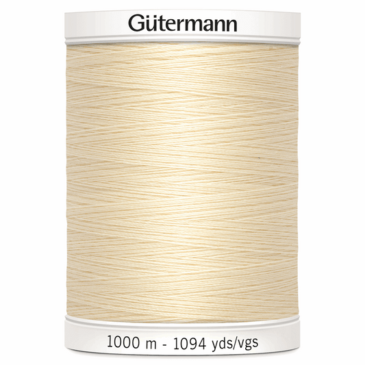 Gutermann Sew-All Thread 1000m - Cream (#414)