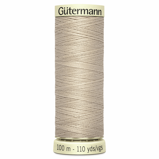 Gutermann Sew-All Thread 100m - Beige (#722)