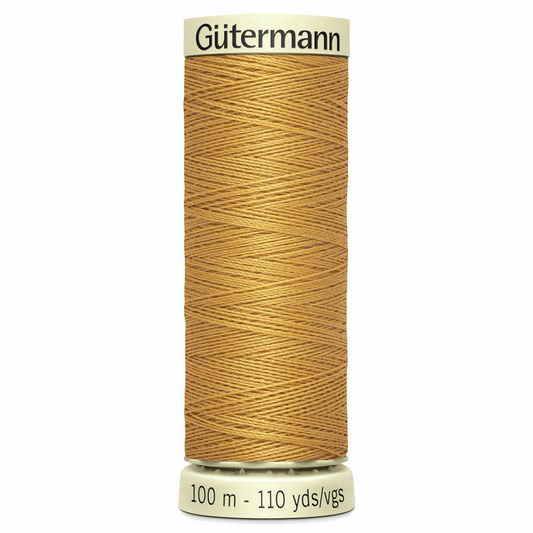 Gutermann Sew-All Thread 100m - Jeans Gold (#968)