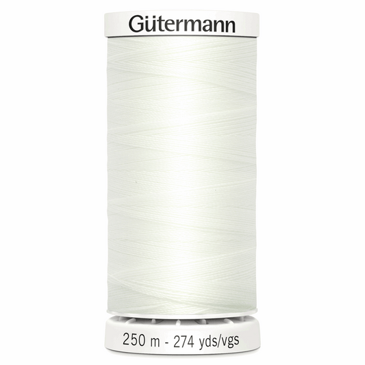 Gutermann Sew-All Thread 250m - Bridal White (#111)