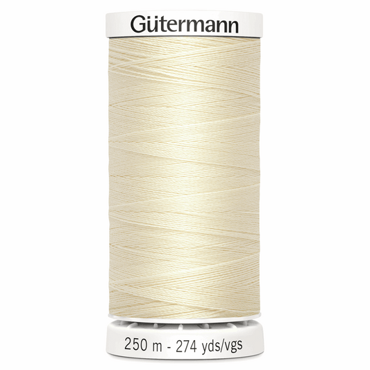 Gutermann Sew-All Thread 250m - Cream (#414)