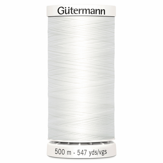 Gutermann Sew-All Thread 500m - White (#800)