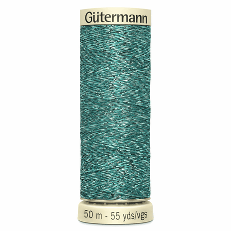 Gutermann Green Metallic Effect Thread - 50m