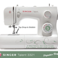 Singer Talent 3321 Sewing Machine  - Free Upgrade to 1 step buttonhole at no extra cost