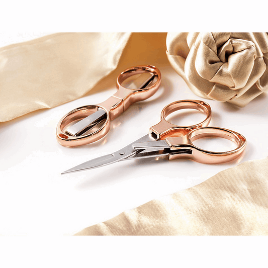 Rose Gold 10cm / 4in Scissors (foldable)