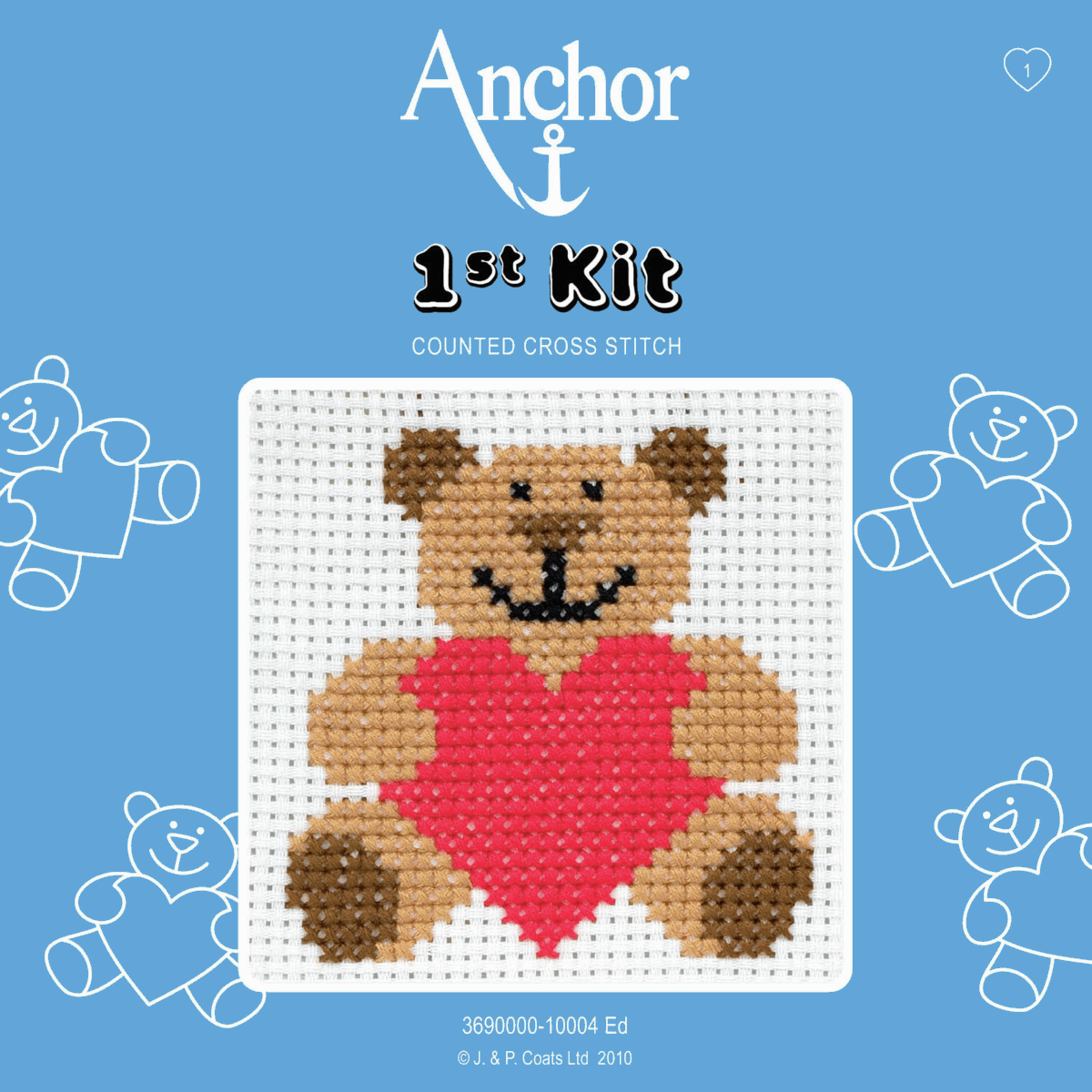Anchor My 1st Counted Cross Stitch Kit - Ed