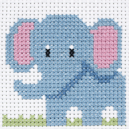 Anchor My 1st Counted Cross Stitch Kit - Elephant