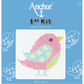 Anchor My 1st Counted Cross Stitch Kit - Bird