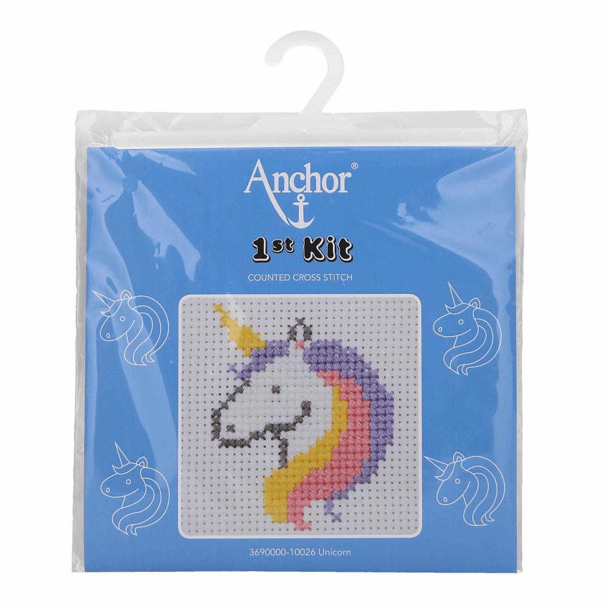 Anchor My 1st Counted Cross Stitch Kit - Unicorn