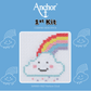 Anchor My 1st Counted Cross Stitch Kit - Rainbow Cloud