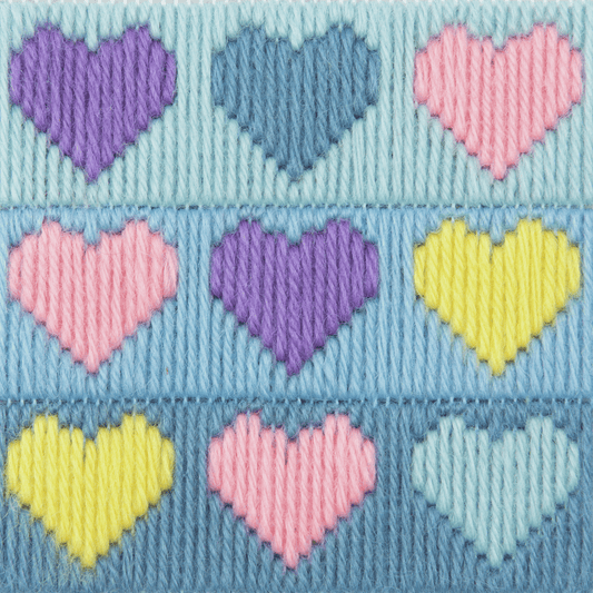 Anchor My 1st Long Stitch Kit - Hearts