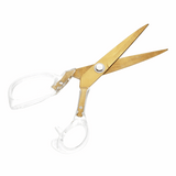 Premium Brushed Gold Dressmakers Shears - 20cm / 8in *Hemline Gold Edition*