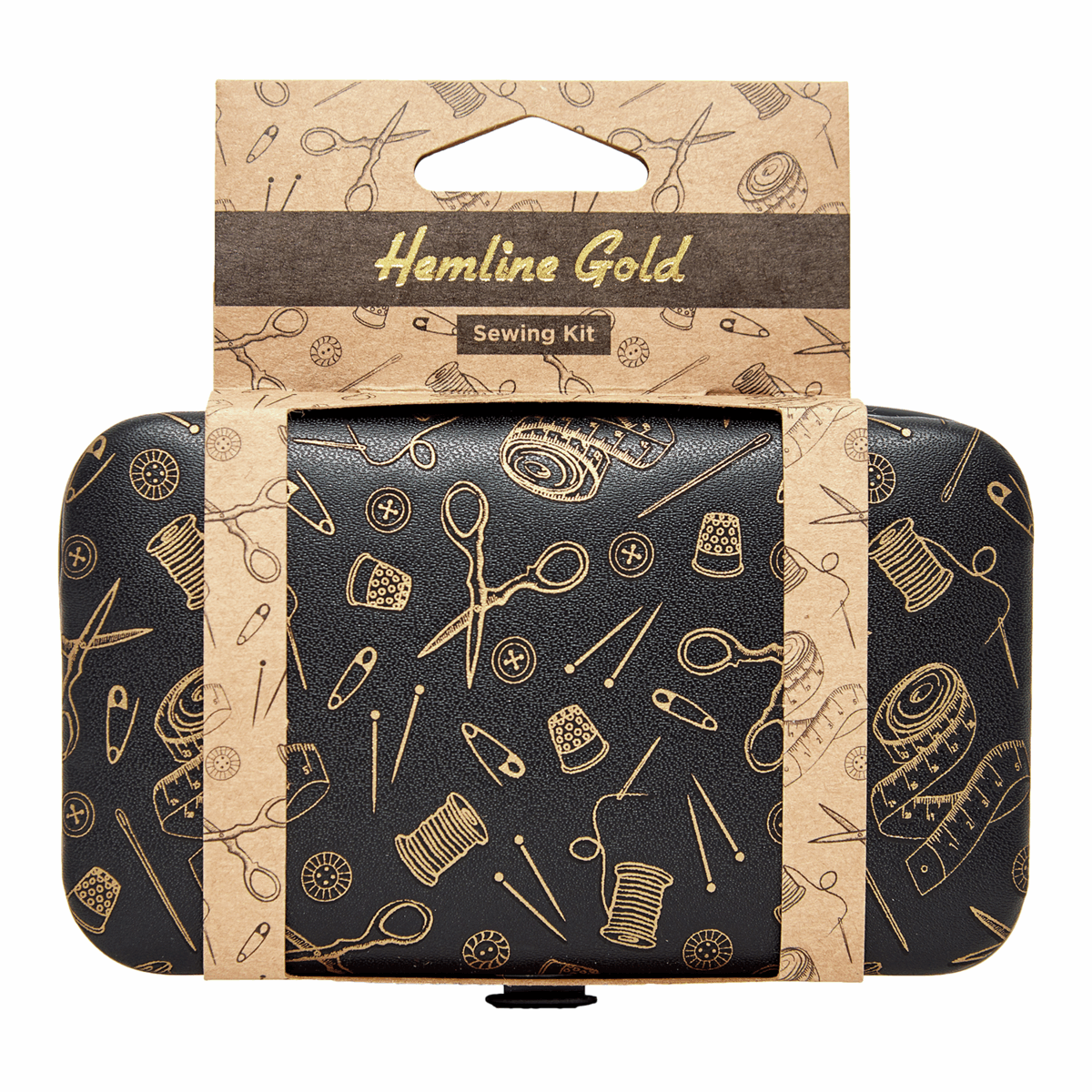 Premium Zip Case Sewing Kit - Gold Notions *Hemline Gold Edition*