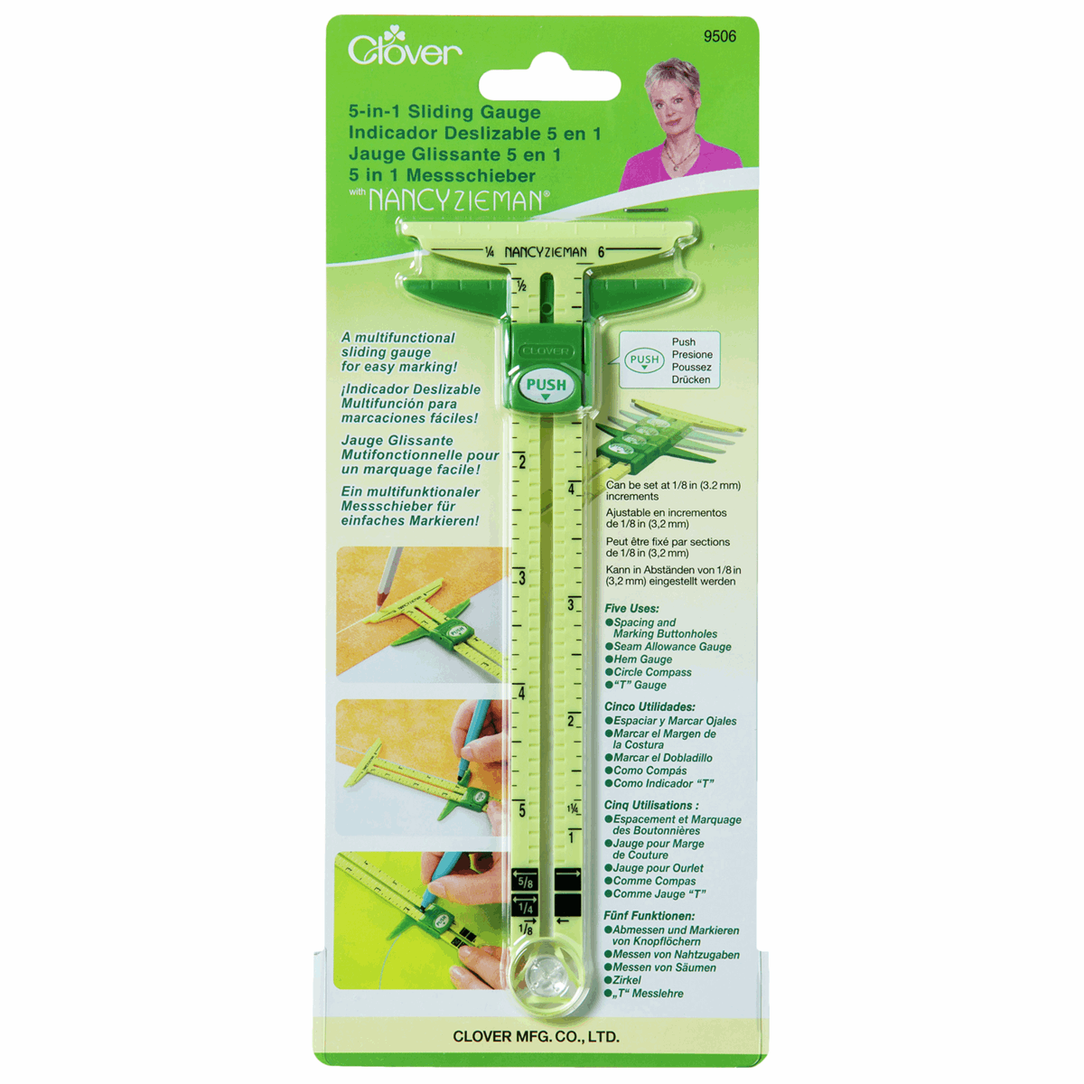 Clover 5-in-1 Sliding Gauge