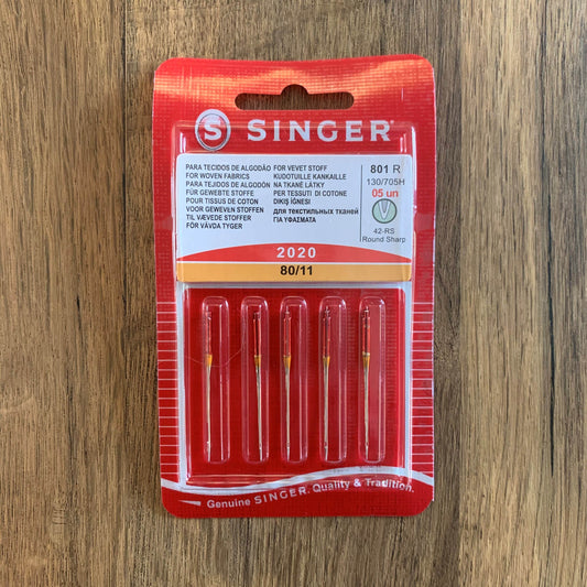 5 x Singer Lightweight Needles (2020) 80/12