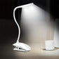 LED Flexi-Lamp with table clamp - Rechargeable, Dimmable and Flexible - perfect for Sewing and Crafts