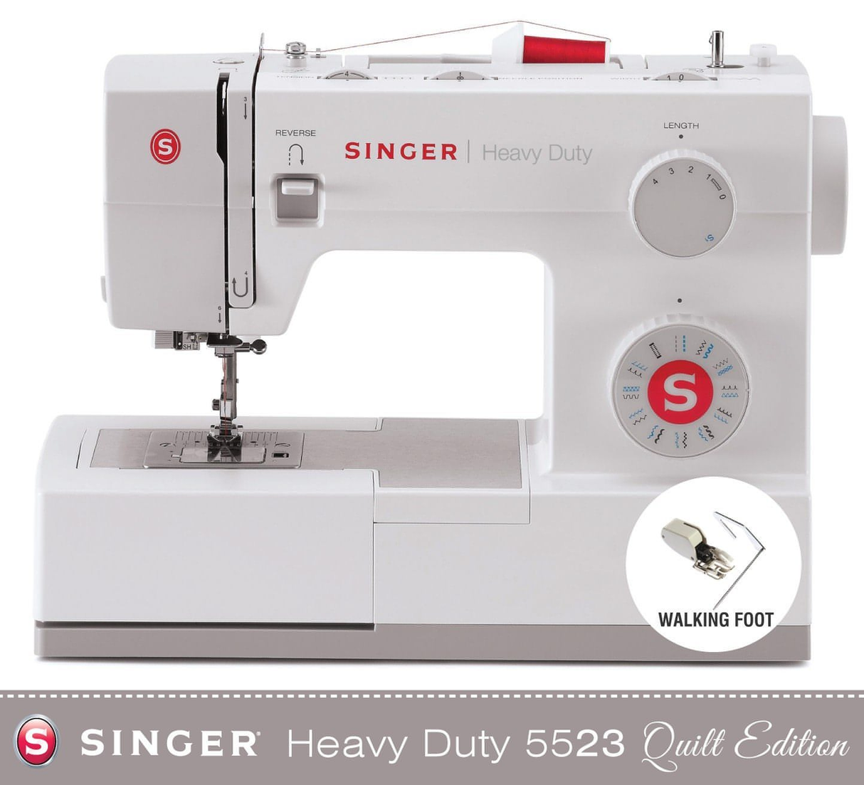 Singer Heavy Duty 5523 Quilt Edition inc. Even Feed Walking Foot