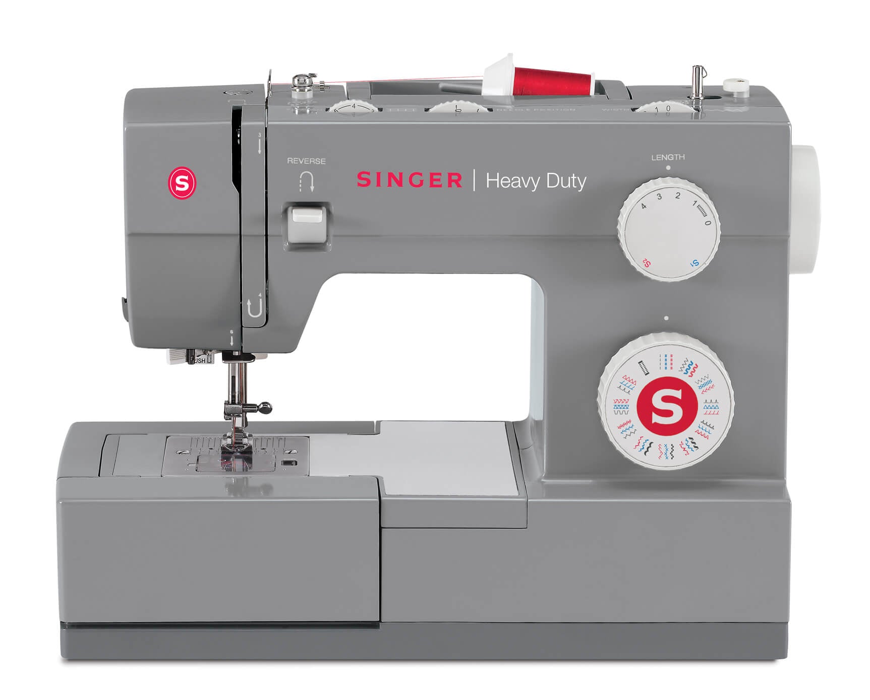 Singer Heavy Duty 4432 Sewing Machine - top spec, 60% stronger and over 30% faster, 32 stitch patterns, overlocking and stretch stitch - free upgrade to include Denim Sewing Accessories
