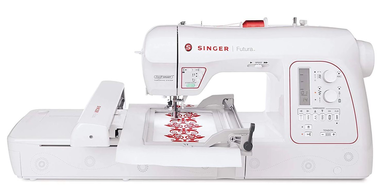 Singer Futura XL580 - Sewing & Embroidery Machine with Free software worth over £500