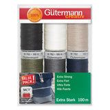 Gutermann Extra Strong Thread Set - 6 x 100m