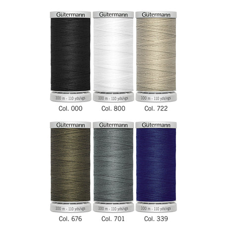 Gutermann Extra Strong Thread Set - 6 x 100m