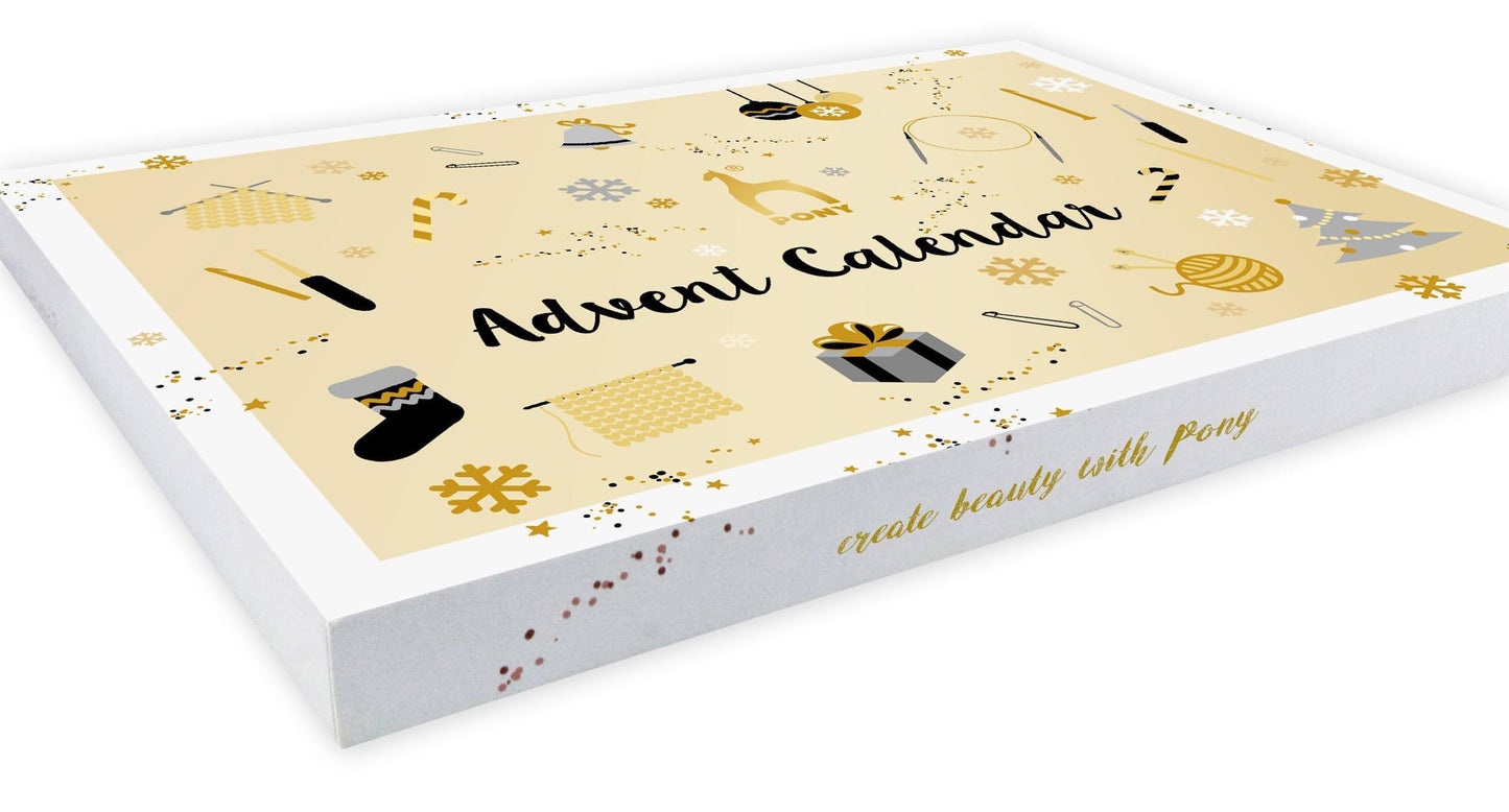 Luxury Knitting and Crochet Advent Calendar by Pony * Last Chance to Buy *