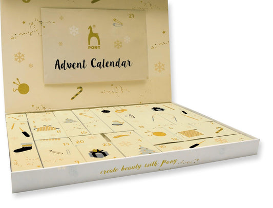 Luxury Knitting and Crochet Advent Calendar by Pony * Last Chance to Buy *