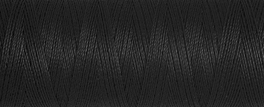 Black Gutermann Sew-All Extra Fine Thread: 200m