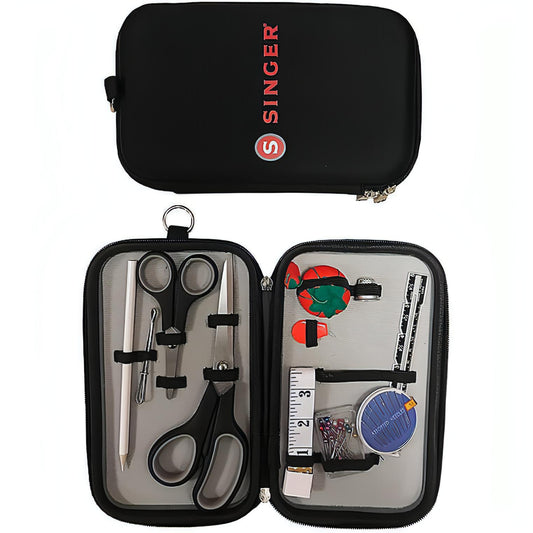 Singer Essentials 12 piece Sewing Kit including scissors, tape measure, pin cushion and more