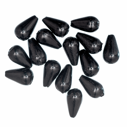 Trimits Black Pearl Drop Beads - 9mm (Pack of 60)