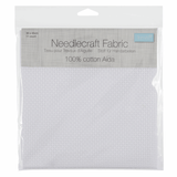 Trimits White Needlecraft Fabric - Aida 11 Count 45 x 30cm