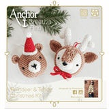 Anchor Crochet Kit: Amigurumi Christmas Reindeer & Teddy