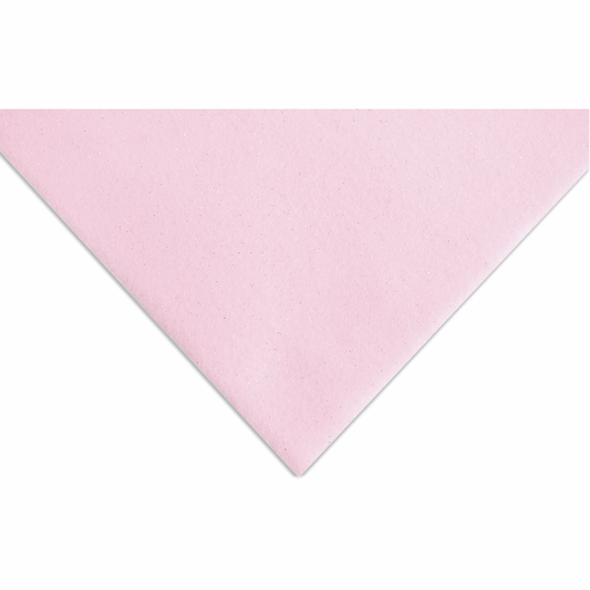 Trimits Glitter Baby Pink Acrylic Felt - 23cm x 30cm (Pack of 10)