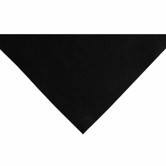 Trimits Black Sticky Back Acrylic Felt - 23cm x 30cm (Pack of 10)