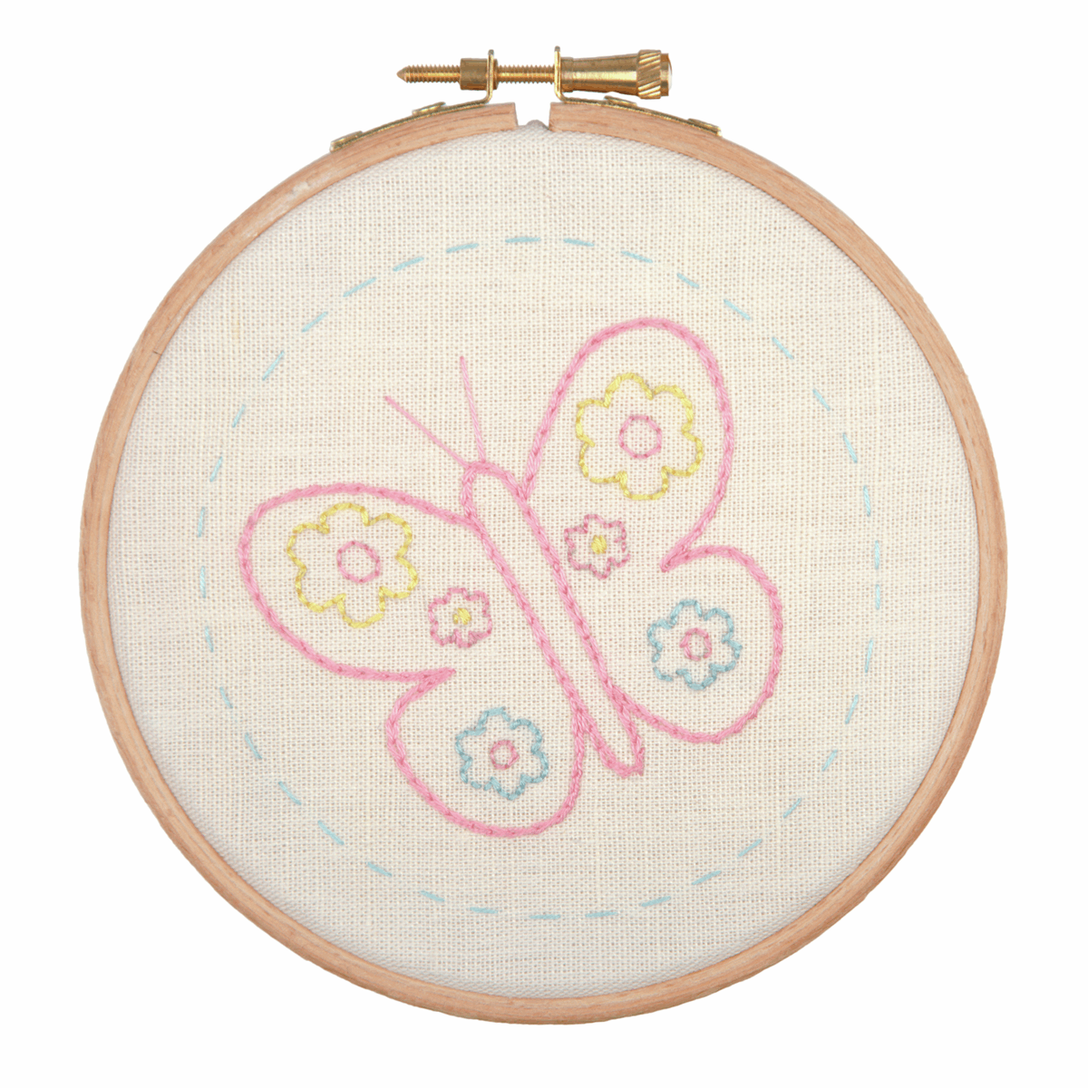 Anchor Embroidery Hoop Kit - Beautiful Butterfly