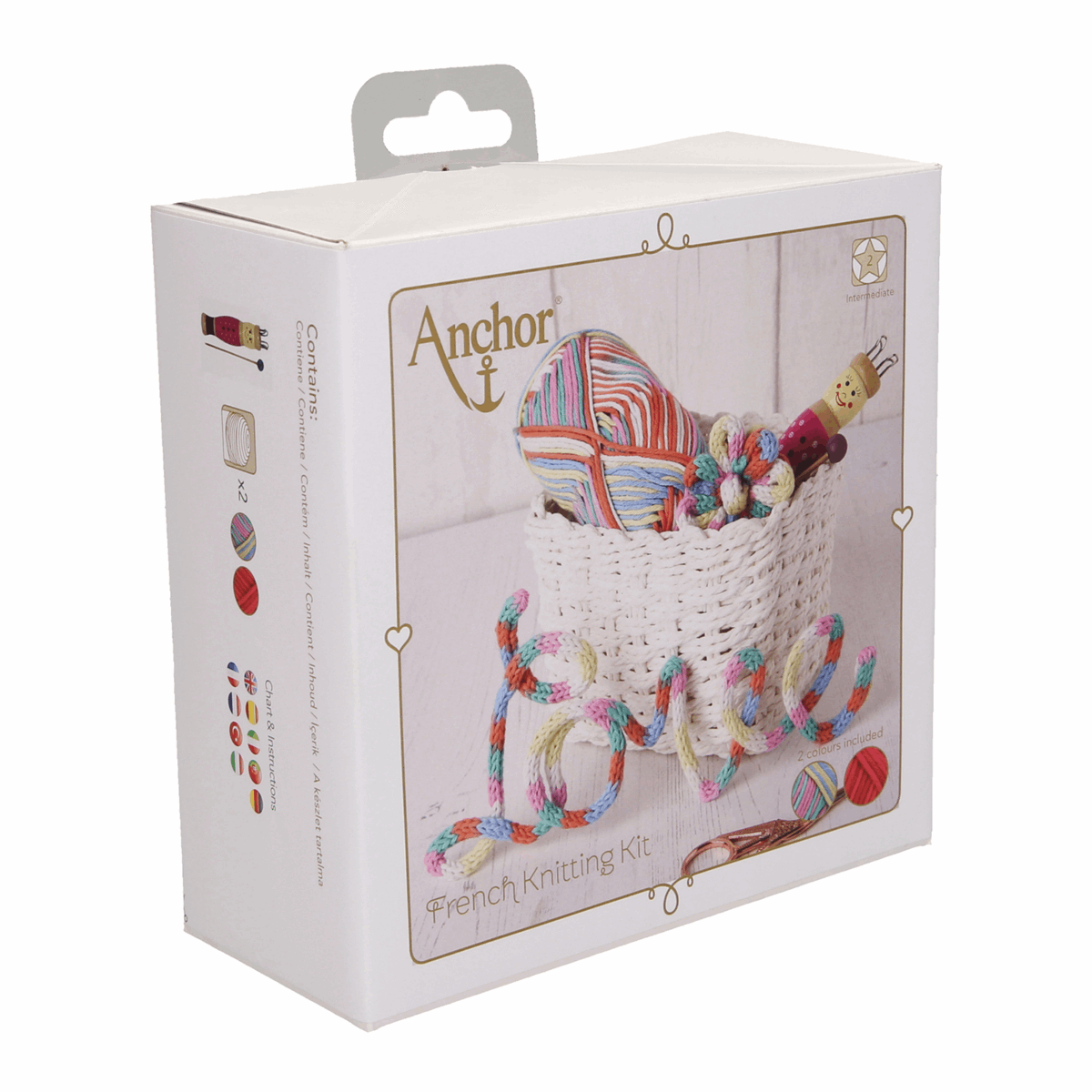 Anchor French Knitting Kit - Bright