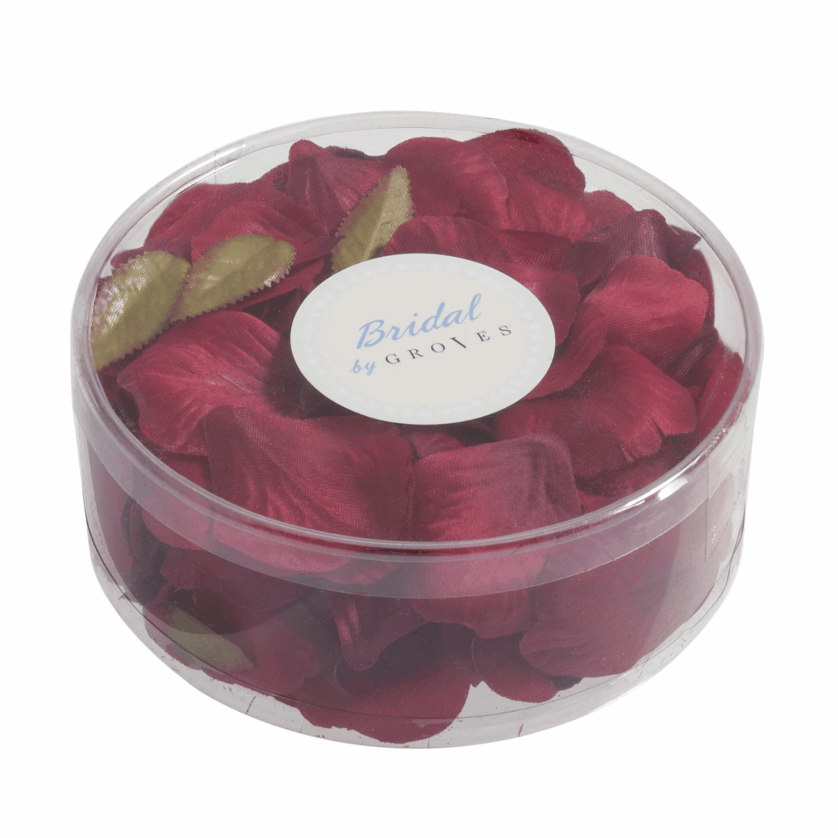 Burgundy Polyester Rose Petals (Pack of 164)