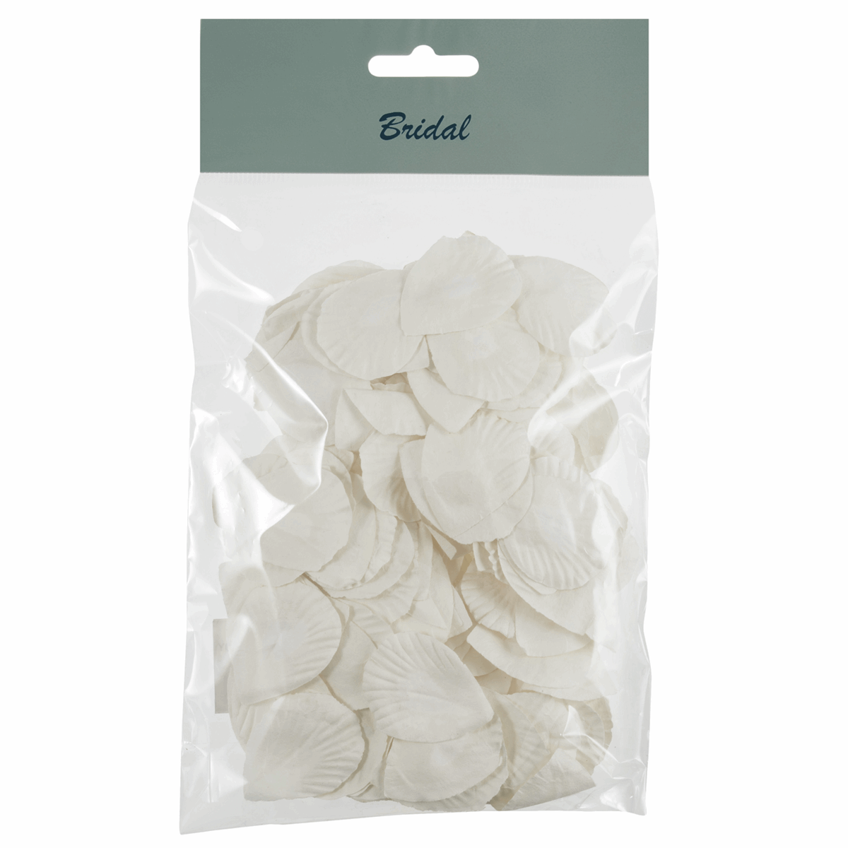 White Bio Paper Rose Petals - 3 x 4cm (Pack of 200)