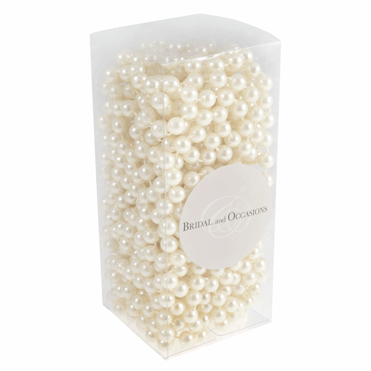 Bridal Ivory Pearl Bead Chain - 10m x 8mm