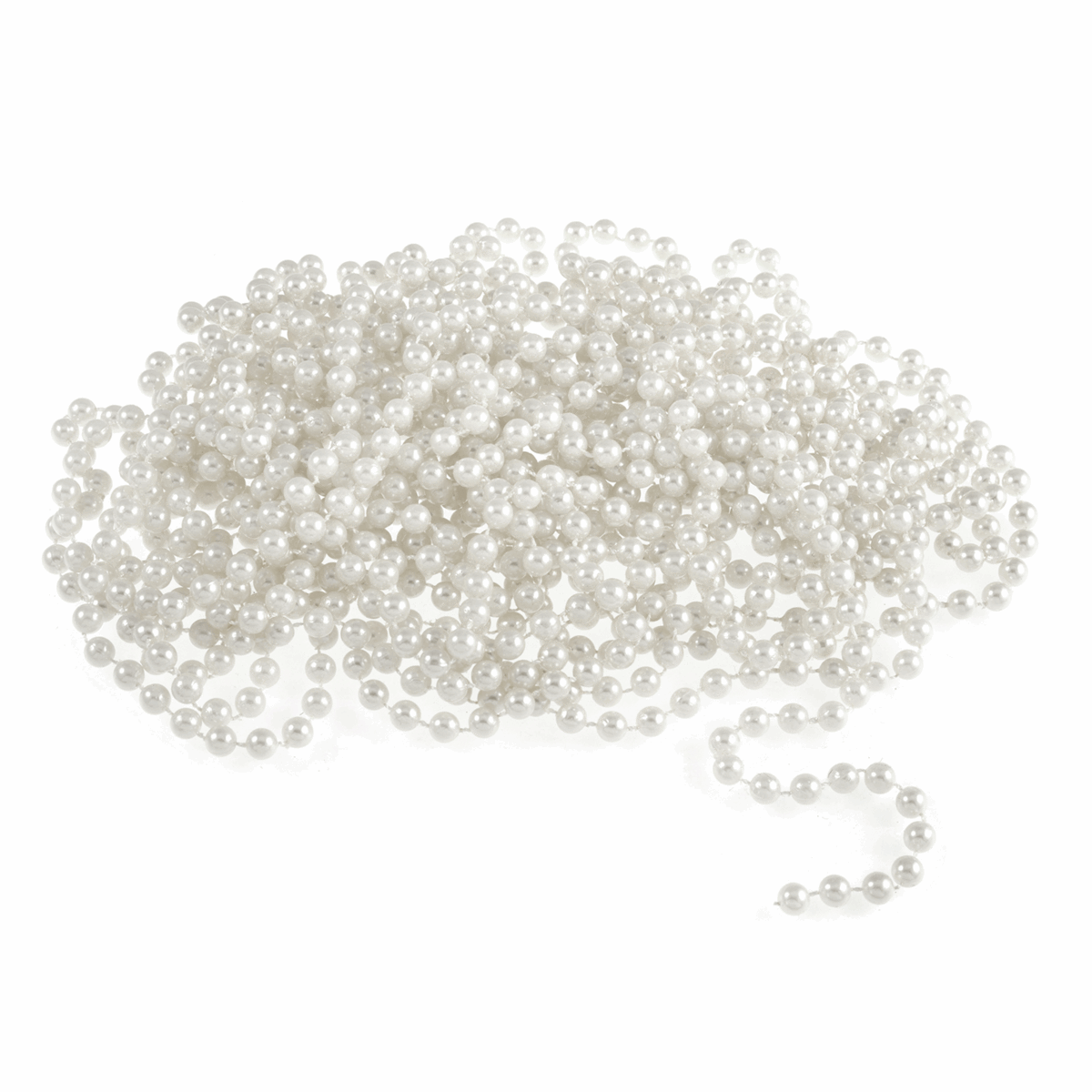 Bridal White Pearl Bead Chain - 10m x 8mm