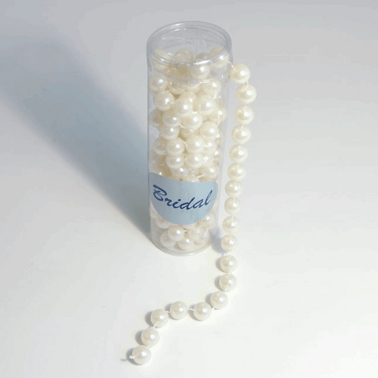 Bridal Ivory Pearl Bead Chain - 3m x 14mm